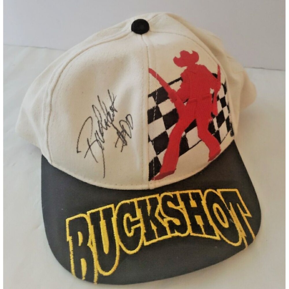 Vtg 90s Snapback Buckshot Jones 00 Aquafresh Racing Nascar Kudzu Hat Auto SIGNED